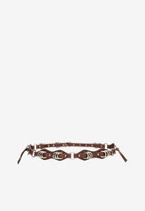 Isabel Marant Bolton Thin Leather Belt Brown CE431CFAD2B03A_50CL