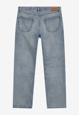 Saint Laurent Mick Long Washed Jeans Blue 816412Y35AQ/S_YSL-5107