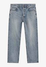 Saint Laurent Mick Long Washed Jeans Blue 816412Y35AQ/S_YSL-5107