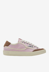 Autry Windscape Canvas and Suede Low-Top Sneakers Pink SCLWCQ03/S_AUTRY-CQ03