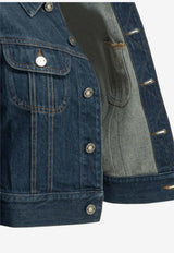 Givenchy Cropped Denim Trucker Jacket Blue BW00VW517B420_dc82b504-1752-457f-99fe-1bf28d107f0d