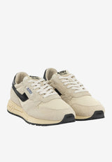 Autry Reelwind Nylon and Suede Sneakers Beige WWLMUT60_16935d1c-d30a-40b7-bd6d-f0c303472655