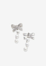 Self-Portrait Pearl Crystal Dangle Earrings Silver PF26-601E-SLSILVER_e2fe391c-4357-4528-a7bf-b7c4645d8c0d
