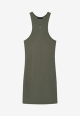 Anine Bing Cole Racerback Mini Dress Sage A0211923_AYG29