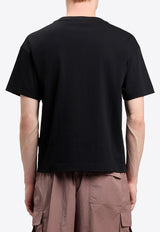 Palm Angels Skull Print T-shirt Black PMAA109S26JER004_1003