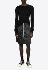 Moncler + Rick Owens Girder Long-Sleeved T-shirt Black MU01F8D0189AHD_999