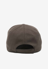 Moncler + Rick Owens Logo Baseball Cap Gray MU01F3B0289BAD_256