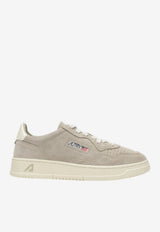 Autry Medalist Low-Top Sneakers in Suede Taupe AULWUH13/S_AUTRY-UH13
