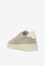 Autry Medalist Low-Top Sneakers in Suede Taupe AULWUH13/S_AUTRY-UH13