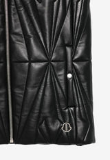 Moncler + Rick Owens Geocamo Flight Quilted Vest Black MU01F1A10M8116_999