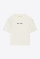 Palm Angels Classic Logo Baby T-shirt Off-white PWAA077S26JER001_0310