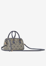 Tory Burch T Monogram Top Handle Bag Blue 181284--405