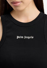 Palm Angels Classic Logo Tank Top Black PWAC024S26JER001_1003