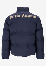 Palm Angels Classic Logo Track Down Jacket Navy PMED057S26FAB002_460A