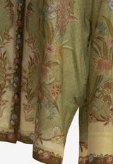 Zimmermann Indra Silk Habotai Casual Shirt Green 8686TSS262KHSF_ff9cb33a-9fda-441e-b473-7e757bc4d2b2