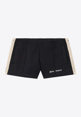 Palm Angels Classic Logo Track Shorts Black PWCL005S26FAB001_1003