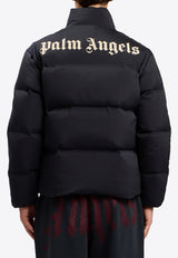 Palm Angels Classic Logo Track Puffer Jacket Black PMED057S26FAB002_100A