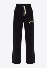 Palm Angels Curved Logo Track Pants Black PWCH029S26FLE003_1018