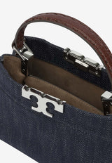Tory Burch Mini Eleanor Denim Handbag Blue 182874426_8ff00b0b-5cd3-4841-937b-3ae6010ad53f
