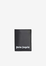 Palm Angels Classic Logo Bi-Fold Wallet Black PMNC024S26LEA001_1003