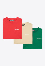Palm Angels Classic Logo T-shirts - Set of 3 Multicolor PM2B003S26JER002_8484