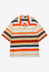 Loewe Anagram Striped Poplin Shirt Multicolor H616Y05XA7CO/S_LOEW-9122