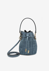 Fendi Mini Mon Tresor Canvas Bucket Bag Light Blue 8BS109AY6G/T_FENDI-F1X82