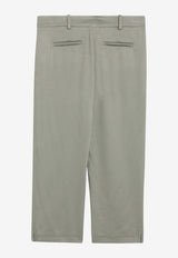 The Frankie Shop Capri Chino Pants Green TTFS22019VI/S_THE-430