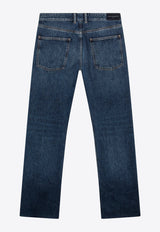 Givenchy Washed Straight-Leg Jeans Blue BM51SG5YDS/T_GIV-053