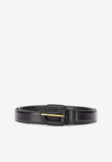 Prada Half-Loop Leather Belt Black 1CC2918NQF0002