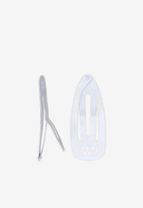 Logo Hair Clips - Set of 2