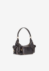 Miu Miu Pocket Aged Nappa Leather Shoulder Bag Brown 5BC188VOOOAF8T_F0201