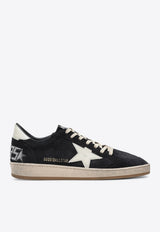 Golden Goose DB Ball Star Sneakers in Suede and Leather Navy GMF00117F008721/T_GOLDE-50789