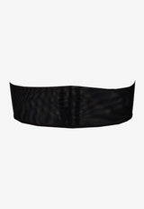 Rick Owens Sheer Bandeau Top Black RO01F6148TUS_09