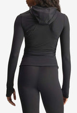 Adidas By Stella McCartney Studio Training Top with Hood Black KF4034_BLACK