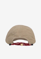 Miu Miu Washed Denim Baseball Cap Beige 5HC3692CR1_F0D2X