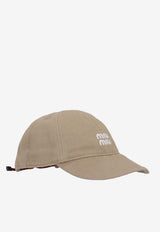 Miu Miu Washed Denim Baseball Cap Beige 5HC3692CR1_F0D2X