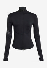 Adidas By Stella McCartney Zip-Up Midlayer Training Jacket Black JW4551_black