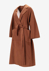 Max Mara Ludmilla Belted Wool Coat Brown 2521016051LUDMILLA_003