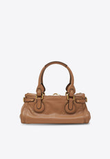 Chloé Paddington Grained Leather Bag Brown CH25WS802P75/T_CHLOE-209