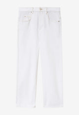 Isabel Marant Dakota Straight-Leg Jeans White PA0639FAD1H04I_20WH