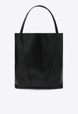 Chloé Large Spin Grained Leather Tote Bag Black CHC25SS810N84/T_CHLOE-001