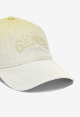 GANNI Degrade Logo Baseball Cap Yellow B302023700X_20174dcb-8079-4161-a924-fd0a8d084ad7