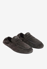 Suede Penny Loafers