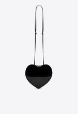 Alaïa Le Coeur Patent Leather Crossbody Bag Black AA1P003CA189LE/T_ALAIA-999