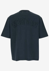 Golden Goose DB Reversed Golden Washed T-shirt Black GUP01873P001576_90456