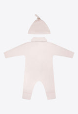 Burberry Kids Babies Check-Trimmed Onesie Gift Set - Set of 3 Pink 8119822_acbf576c-e3b0-4dc8-a601-75eff5af0e25