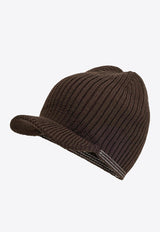 Y-3 X Wales Bonner Merino Wool Visor Cap Brown KF7404WO/S_ADIST-AC