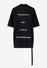 Rick Owens DRKSHDW Jumbo Temple of Love T-shirt Black DS01F4204RNEP7_0911