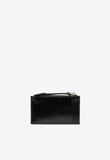 Prada Triangle Logo Leather Zip Wallet Black 1MC0862CYR/T_PRADA-F0002